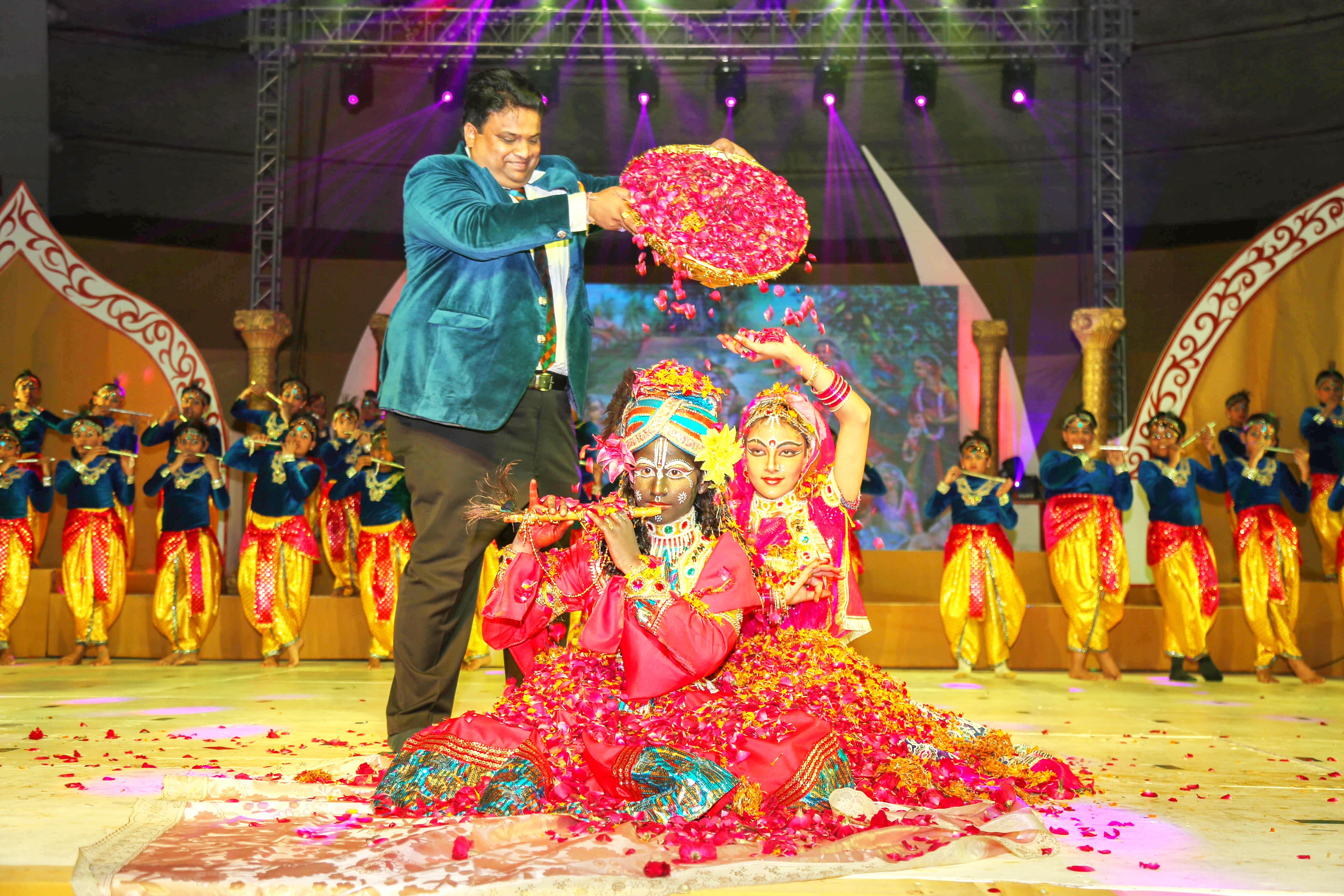 Radha Krishan Dance Performance Richmondd Global Schol Delhi